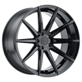 ~(43 lbs. 23X23X13)~ SLEDGE 20x10 8x165.10 GLOSS BLACK MILLED (-18 mm)