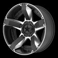 XD811 20X12 5X5.0/5.5 M-BLK MACH -44MM