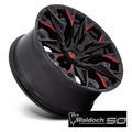 D823 20X9 6X135 G-BLK MILL C-RED 1M