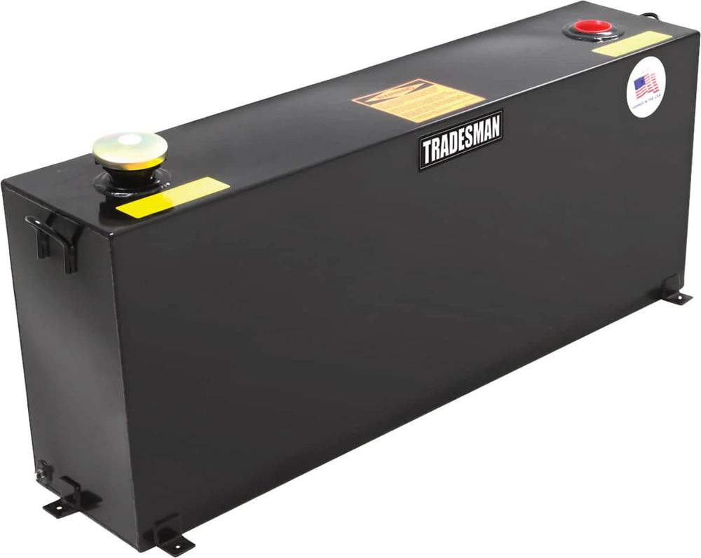 Tradesman Steel Full-Mid Size Vertical Liquid Storage Tank - Black