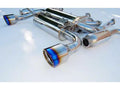 Invidia 02-08 Nissan 350z Gemini Rolled Titanium Tip Cat-back Exhaust