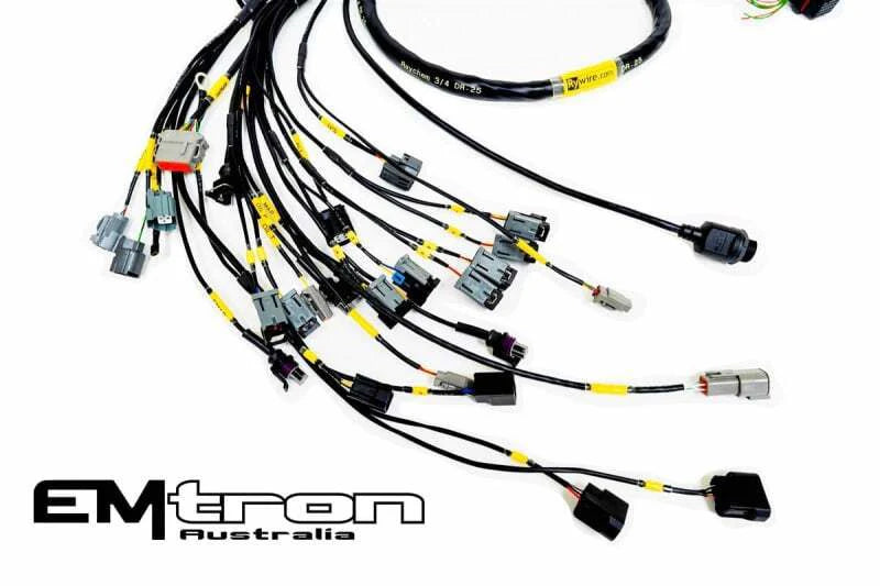 Rywire Honda B-Series NA w/Emtron KV8+ Eng Harn (4 Inj No EMAP/Boost/ Adapter Req / Drop Ship Only)