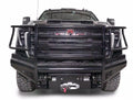 24C SIERRA 2500/3500HD STEEL SENSOR FRONT BUMPER W/ FULL GUARD GLOSS BLACK