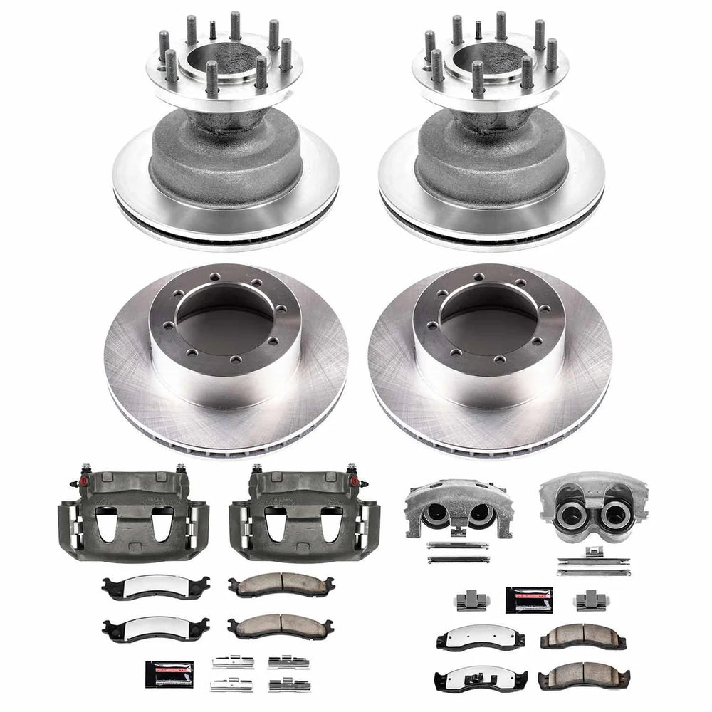 Power Stop 01-02 Ford E-450 Econoline Super Duty Front & Rear Medium Duty Caliper Kit