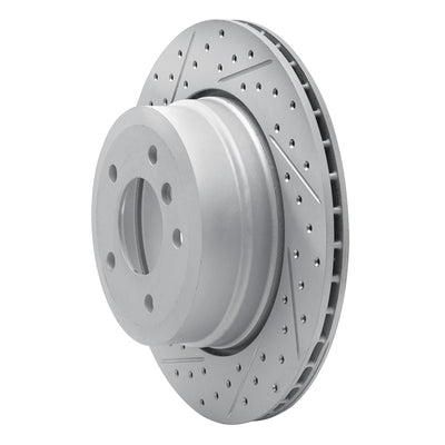 DFC 06-10 BMW 535Xi Rear Left Drilled & Slotted Geoperformance Rotor