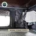 Overland Vehicle Systems HD Bundu 2 - Hard Shell Pop Up Roof Top Tent 2 Person Grey Body Black Rainfly