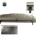 Overland Vehicle Systems HD Bundu 2 - Hard Shell Pop Up Roof Top Tent 2 Person Grey Body Black Rainfly