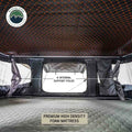 Overland Vehicle Systems HD Bundu 2 - Hard Shell Pop Up Roof Top Tent 2 Person Grey Body Black Rainfly