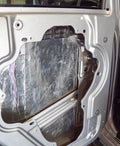 REAR DOOR CUSTOM INSULATION KIT POLYMER BLACK BACKING SILVER
