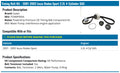 Gates 98-03 Isuzu Rodeo 4-Cyl. 2.2L Timing Belt Component Kit w/Water Pump