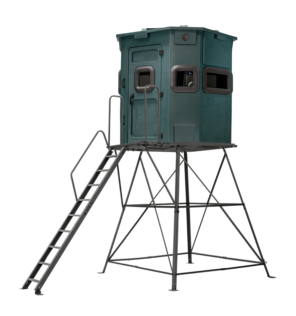 PRO RIFLE BLIND (TAN) W/4 FT TOWER