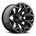 ~(52 lbs. 23X23X12)~ ASSAULT 20x9 8x165.10 GLOSS BLACK MILLED (20 mm)