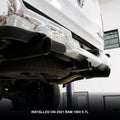 19C RAM 5.7L 3IN CATBACK EXHAUST SYSTEM RAW W/BLACK TIPS