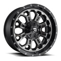~(45 lbs. 23X23X13)~ CRUSH 20x10 8x180.00 GLOSS MACHINED DOUBLE DARK TINT (-18 mm)