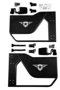 18C WRANGLER/GLADIATOR JL/JT MISSION DOORS BLACK FRONT PAIR