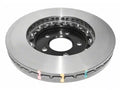 DBA 05-10 Ford Mustang GT / 11-13 V6 Front Slotted 5000 Series 2 Piece Rotor Assembled w/ Black Hat