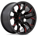 D823 20X10 5X5.0 G-BLK MILL C-RED -
