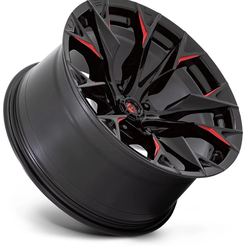 D823 20X10 5X5.0 G-BLK MILL C-RED -