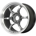 Advan RG-D2 16x8.0 +38 4-100 Machining & Racing Hyper Black Wheel