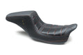 Mustang 08-21 Harley Electra Glide,Rd Glide,Rd King, Str Glide Squareback 1PC Seat - Black