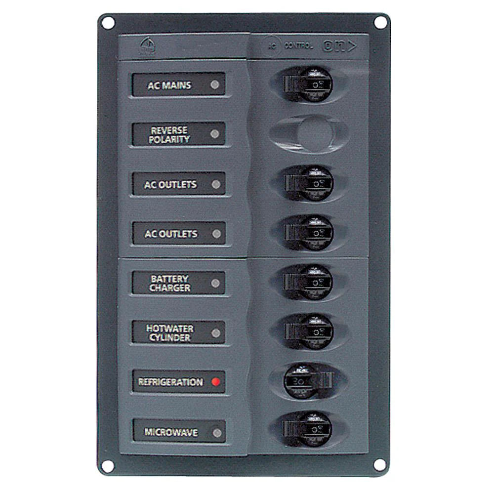 AC PANEL - 6 WAY W/DOUBLE POLE MAIN