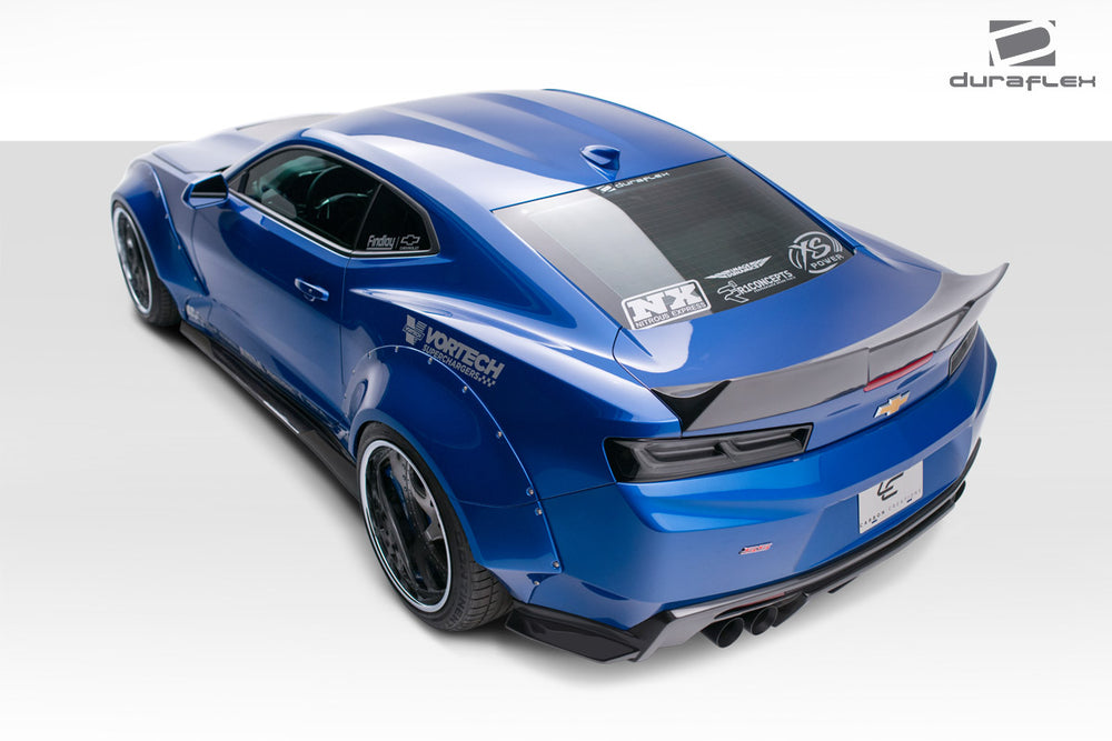 2016-2018 Chevrolet Camaro Duraflex Grid Body Kit - 10 Piece - Includes Grid Front Bumper (113015) Grid Side Splitters (113023) Grid Rear Diffuser (113022) Grid Hood (113019) Grid Rear Wing Spoiler (113020)