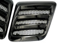 Roush 2018-2023 Mustang Hood Heat Extractors - Gloss Black