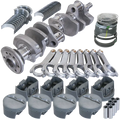 Eagle Chevy 350 3.750in Crank 5.700in H-Beam -5cc Flat Top 4.060in Pistons Rotating Assembly