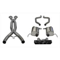 2.75 Inch Axle-Back Sport Dual Exhaust Polygon Polished Tips 17-Present C7 Corvette Grand Sport Z06