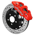 Wilwood AERO6 Front Hat Kit 15.00 Red 15-23 Mustang w/Lines