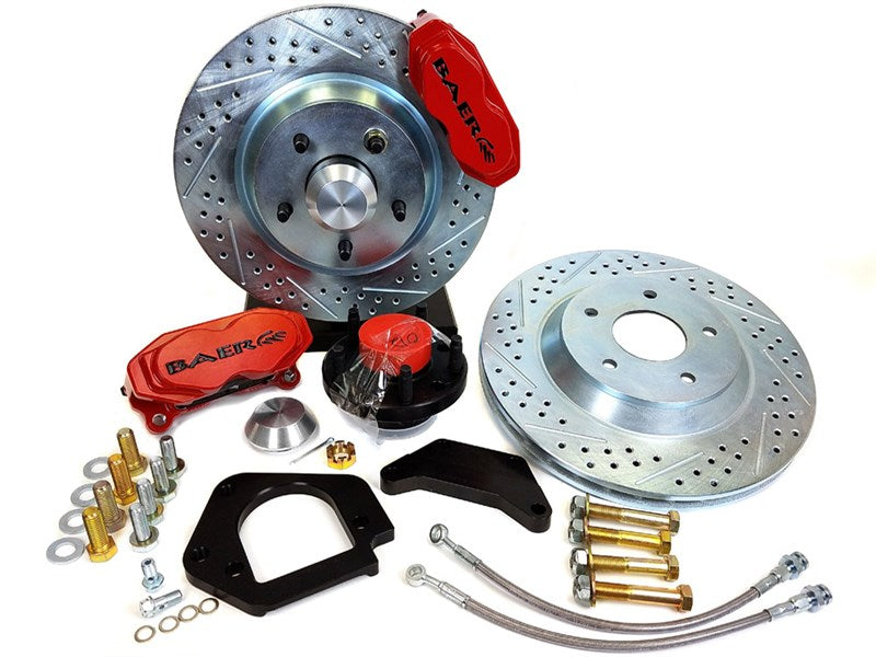 13IN SS4 BRAKE SYS FRT RED 6970 CHEVY