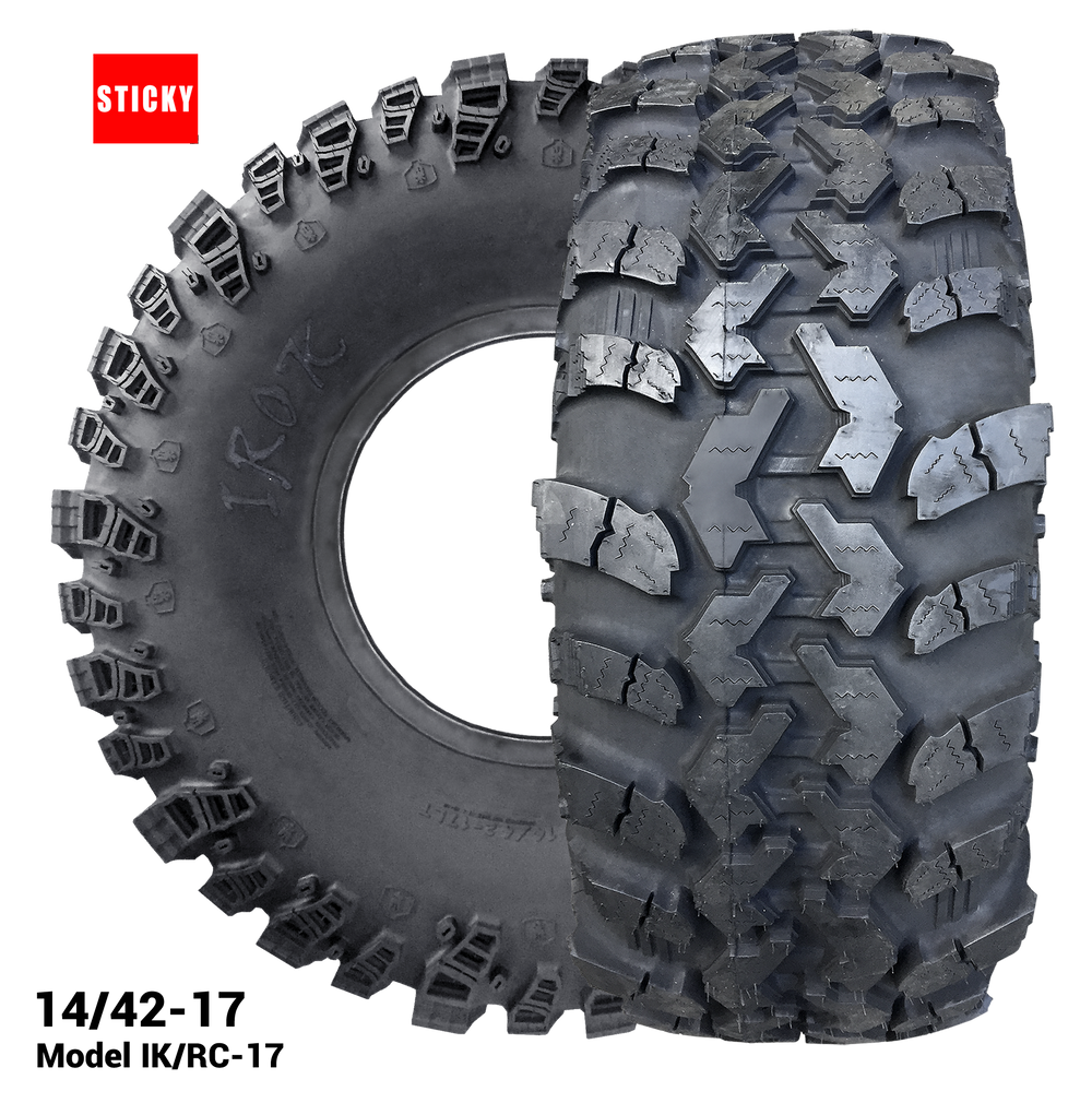 14/4216.5 IROK 6 PLY BLACK SIDEWALL COMPETITION STICKY COMPOUND/ NON DOT