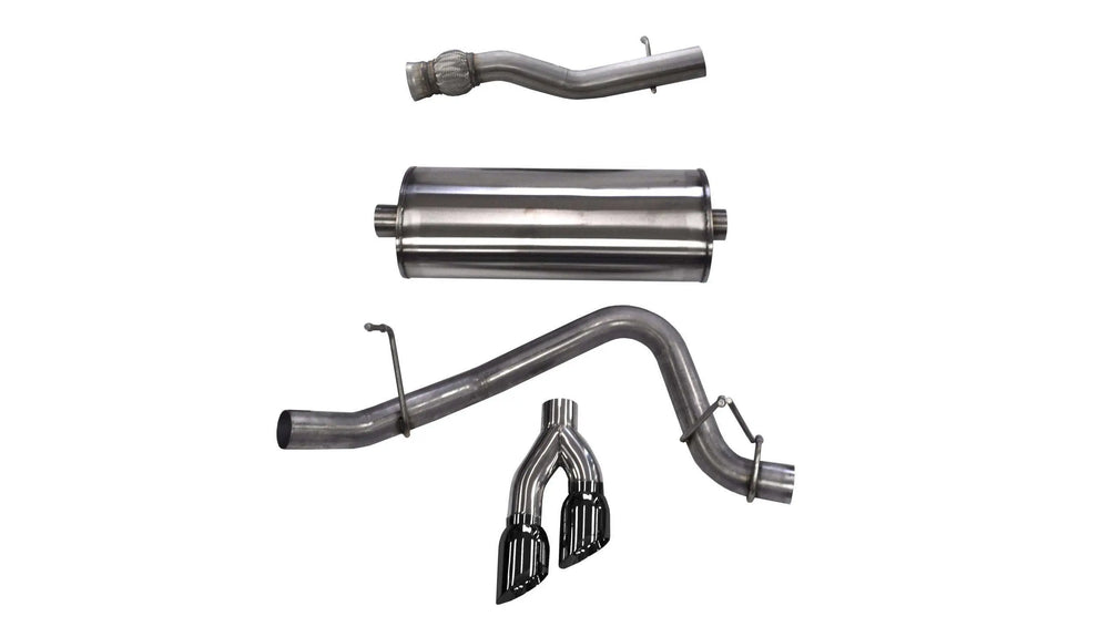 CORSA SPORT AXLE BACK TWIN 3.5IN. PRO SERIES TIPS (DIAMOND BLACK TIPS)