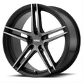KMC Wheels black auto part