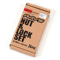 Rays 19 Hex L33 Lock & Nut Set 14x1.50 - Black