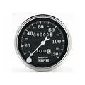 AutoMeter Gauge Speedo. 3-1/8in. 120MPH Mechanical Old Tyme Blk