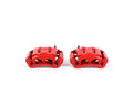 Power Stop 05-12 Ford F-350 Super Duty Front Red Calipers w/Brackets - Pair