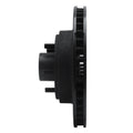 R1 70-72 Ford Galaxie 500 Front Left Drilled & Slotted Black Brake Rotor
