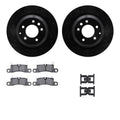 R1 E- Line Series Brake Rotor - D/S - Black w/ Ceramic Pads Hdw Fits Porsche Cayenne