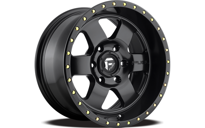 Fuel Wheels black auto part