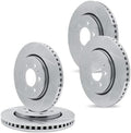 R1 Concepts Brake Rotor- Slotted - Silver Fits Toyota FJ