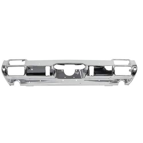 BUMPER; REAR; CHROME; WITH EXHAUST