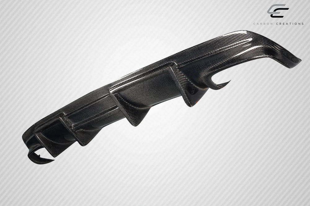 2014-2016 Mercedes CLA Class Carbon Creations Zex Rear Diffuser - 1 Piece