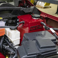Coolant Tank OEM Placement for 2020-2024 Duramax L5P Bengal Red