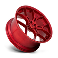AB37 22X9 5X120 C-RED 32MM