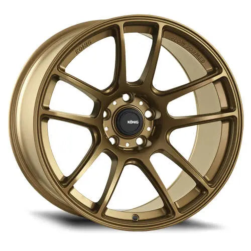 Konig Heliogram 17X8.5 4X100 ET45 Matte Bronze Knurled Bead Flow Formed