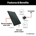 FURRION 100W RV SOLAR BATTERY MAINTAINER