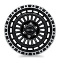 MOAB 18X9 5X127 ET15 CB71.5 GLOSS BLACK MACHINED LIP