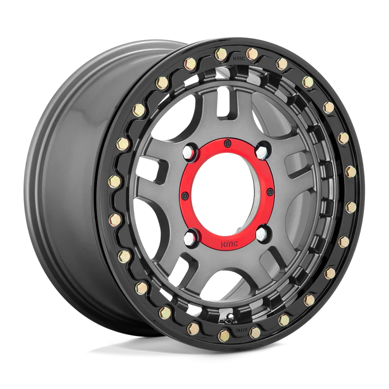 KS240 14X7 4X156 GMTL BLKRING 38MM