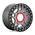 KS240 14X7 4X156 GMTL BLKRING 38MM